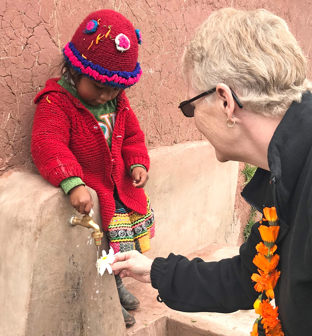 Becky in Peru