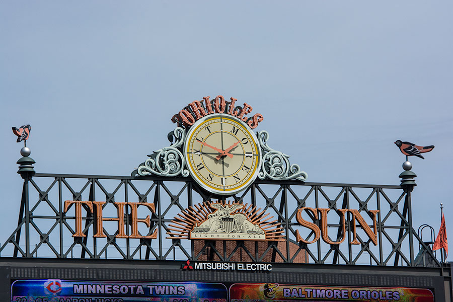 If the players can hit this clock, they have hit it really hard.