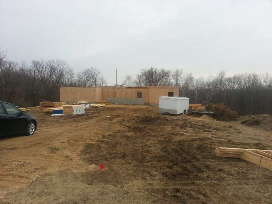 Starting to look like a house.