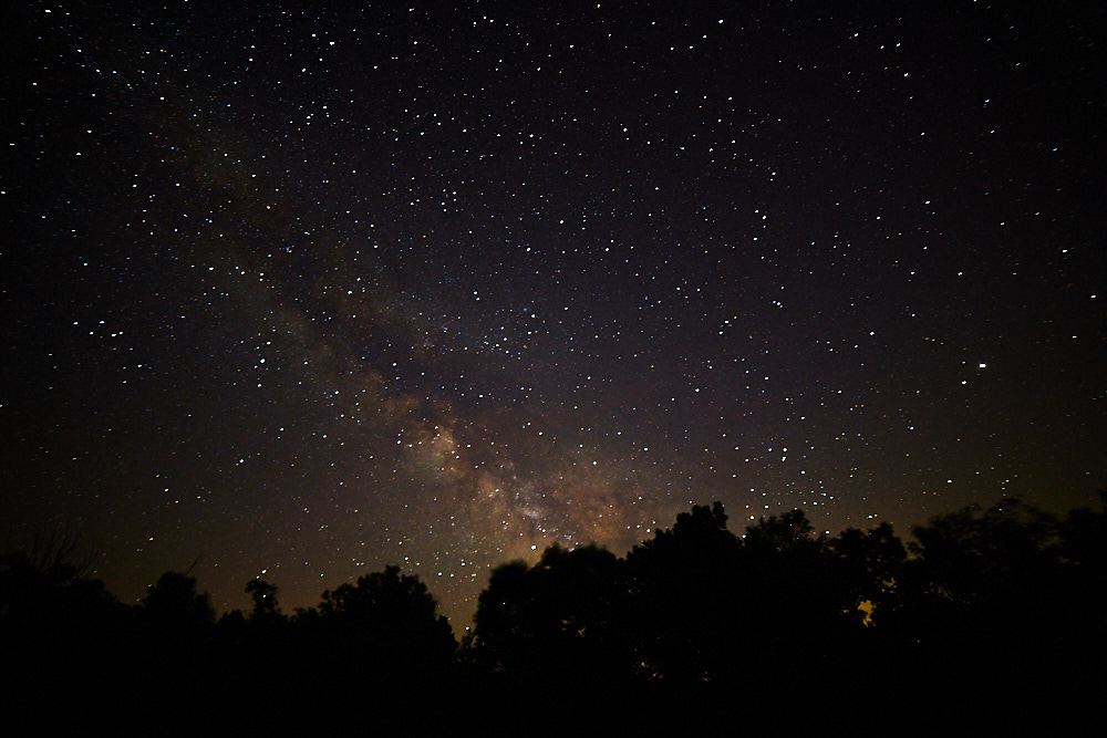 First attempt at shooting the Milky Way