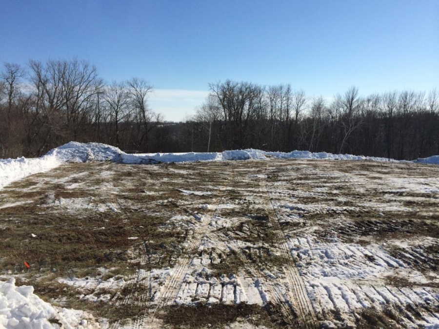 Moving Snow..Digging starts tomorrow - 3-6-2014