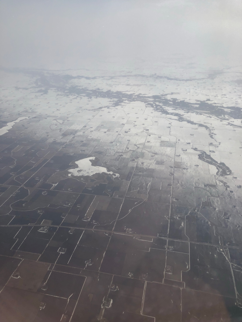 Obvious snow line