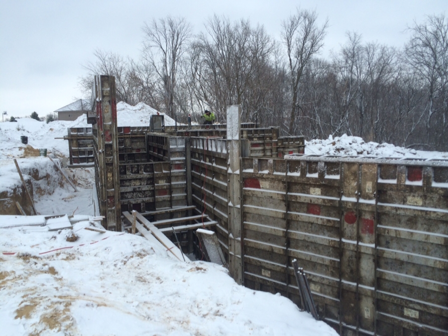Hopefully the foundation was poured today