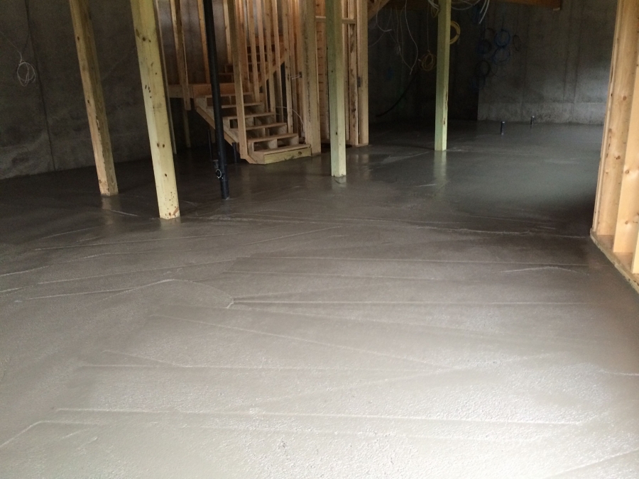 Basement floor