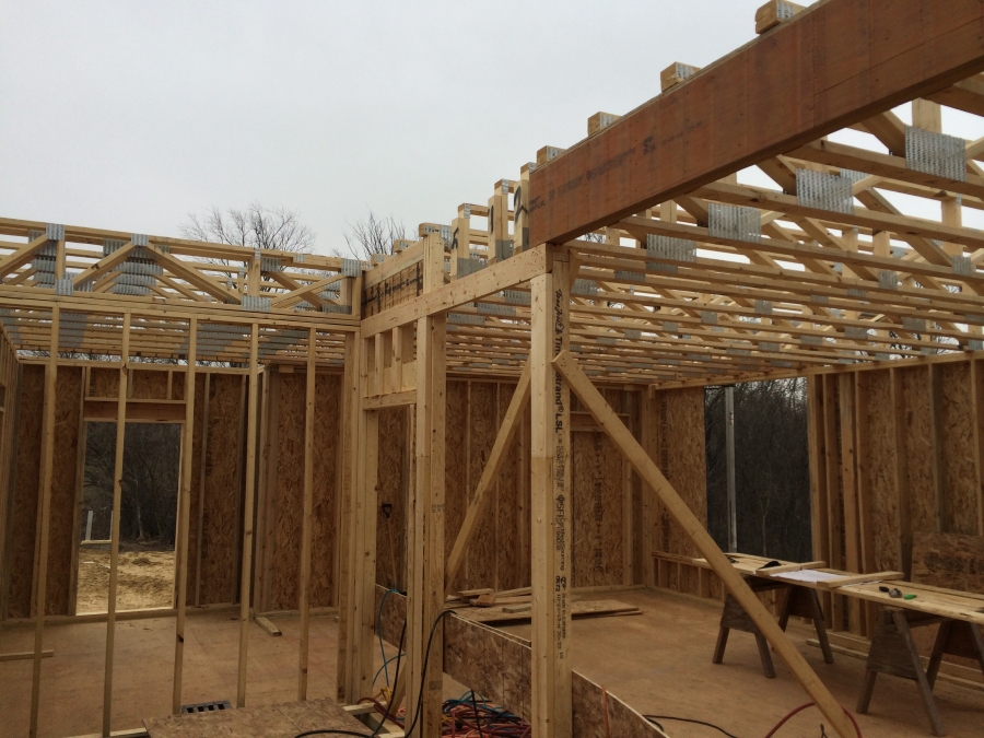 Second floor trusses