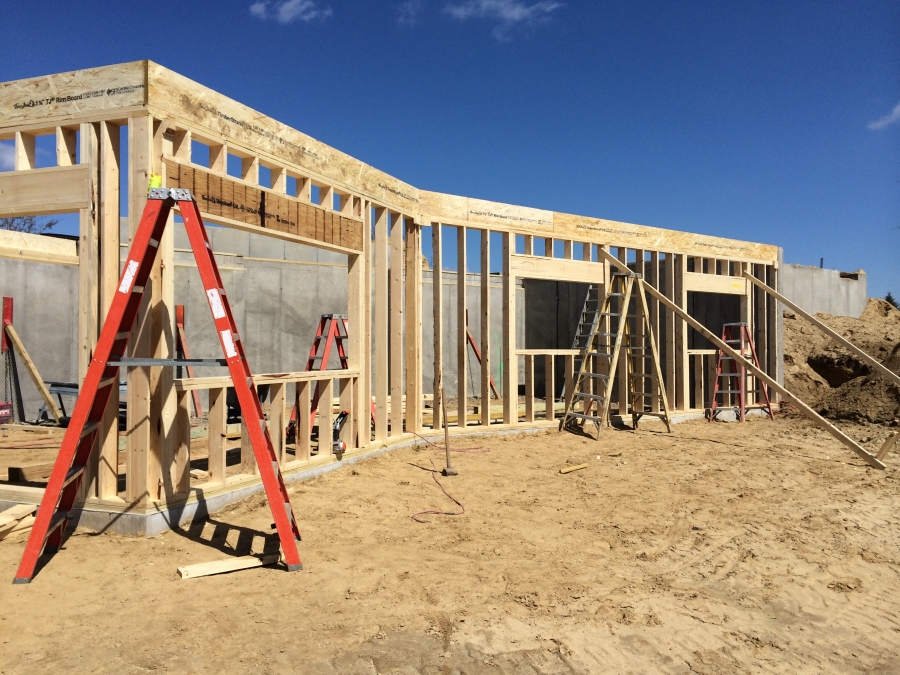 We have basement walls.