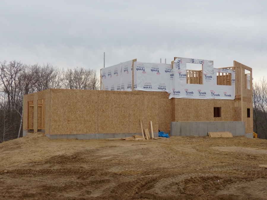 Awaiting the roof