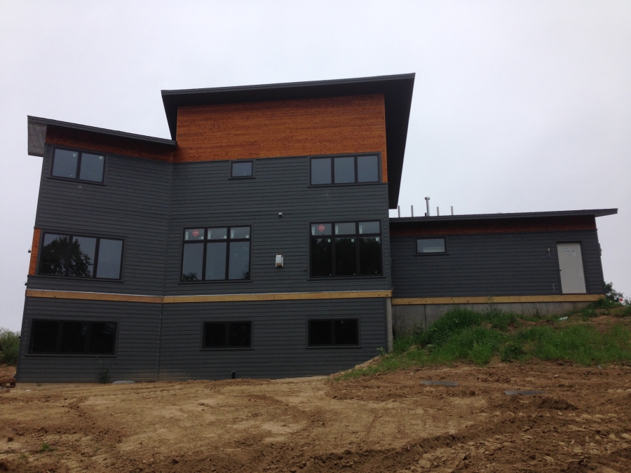 Back view of house