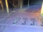 Insulation before radiant heat gets installed.