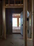 View into mud room and garage