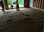 Before the garage floors got poured