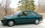 green car